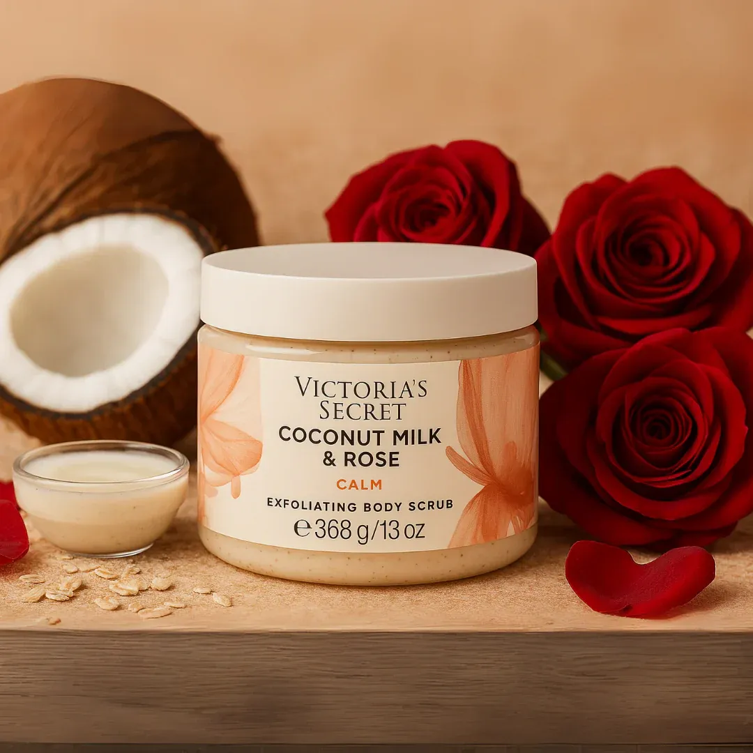 Victoria's Secret Coconut Milk & Rose Calm Body Scrub - Image 4